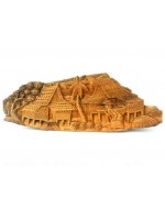 Wooden Handicrafts Village Wall Art